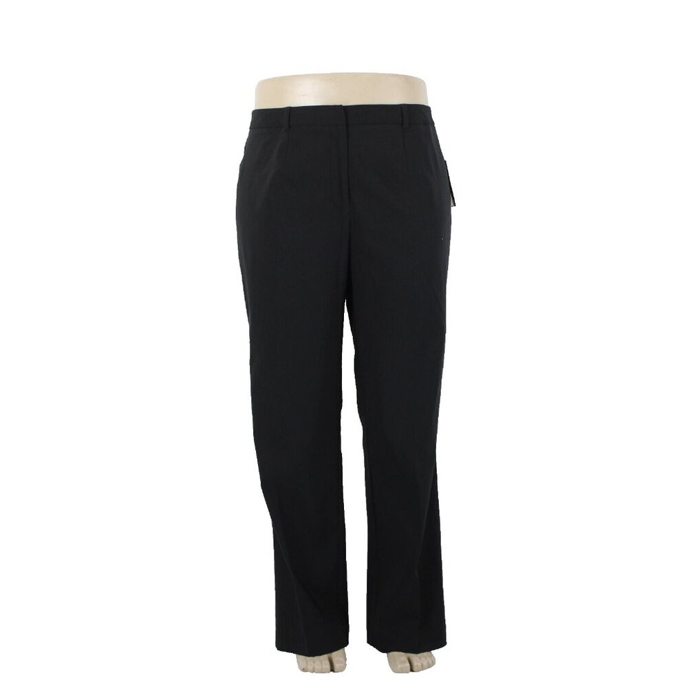 INC $79 Sz 16W x 30 Black Pockets Cotton Lycra Spandex Casual Pant